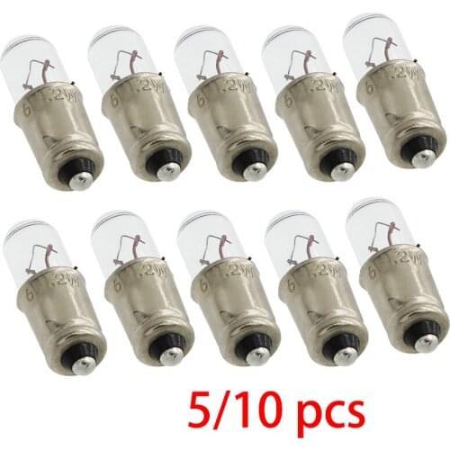 5/10PCS 6V 1.5W 6 Volt 1.5 Watt Speedometer Gauge Indicator Light Bulb For Honda R500R SS125A CT110 CT90 CT200 CL125A CM91 CL90