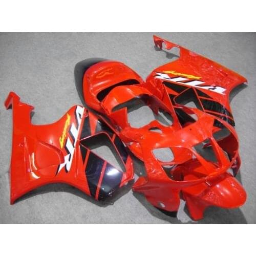 Custom Fairing kit for HONDA VTR1000 SP1 00 01 02 03 VTR VFR 1000 2000 2001 2003 ABS black hot red Fairings set+7gifts HZ07