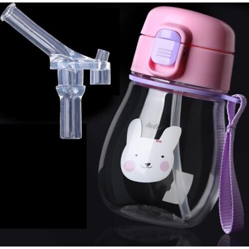 2PC Baby Straw for Kids Bottle Drinking Cup Water Bottle Feeding Soft Silicone Accessories Nozzle