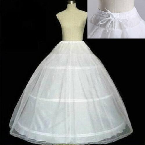 Effortless Bridal wedding dress with 3 turns and 1 gauze hard mesh elastic belt petticoat
