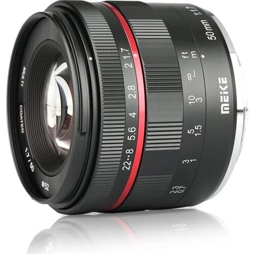 Meike 50mm F1.7 full-frame manual fixed focus lens for Sony cameras A7III A7RIV A7 A9 NEX 3 3N 5 NEX 5T A6400 A5100