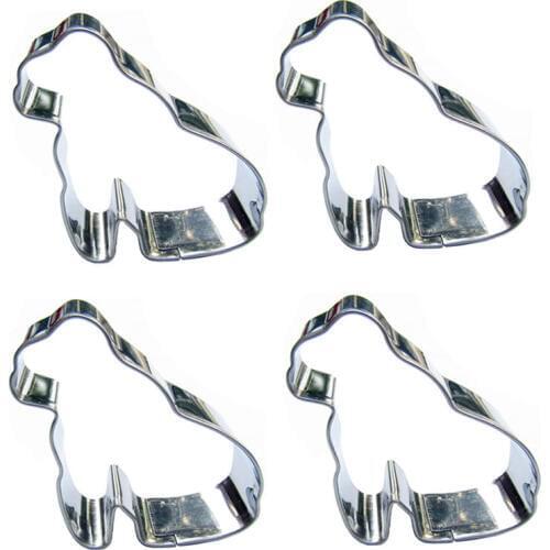 Mini Gorilla 4 piece biscuit cutting molds, baking tools, cake decorating soft candy tools