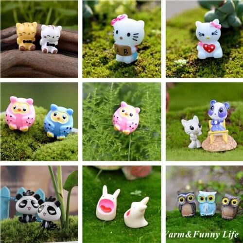Cartoon Cat Travel Anime Model Small Statue Figurine Crafts Ornament Miniatures Home Garden Decor Home Decoration Accessories