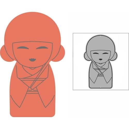 New Quiet Girl in Kimono Craft Embossing Mold 2021 Metal Cutting Dies for DIY Decorative Scrapbooking Album Card Making No Stamp