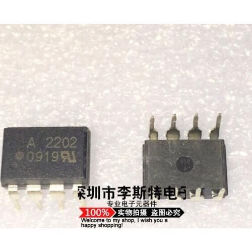 Send free 10PCS A2202 HCPL2202 HCPL-2202 DIP-8 New original hot selling electronic integrated circuits