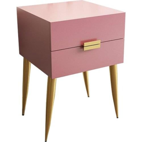 Nordic bedroom bedside table simple solid wood storage cabinet economy simple dormitory bed side cabinet side cabinet