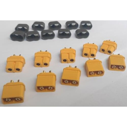 Amass XT60h connector XT60-T plug with Sheath Housing Female / male XT60 plug for RC Lipo Battery rc cars fpve drones