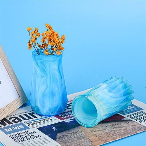 2021 New 1pc Silicone Vase Epoxy Resin Mold Flowerpot Plant Pot Silicone Mould Diy Arts Craft Flowerpot Mold For Home Decroation