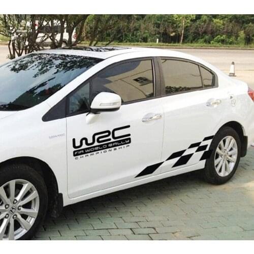 Reflective Tape WRC Car Accessories Car Styling Golf 7 Car Stickers And Decals Motorcycle Baby On Board