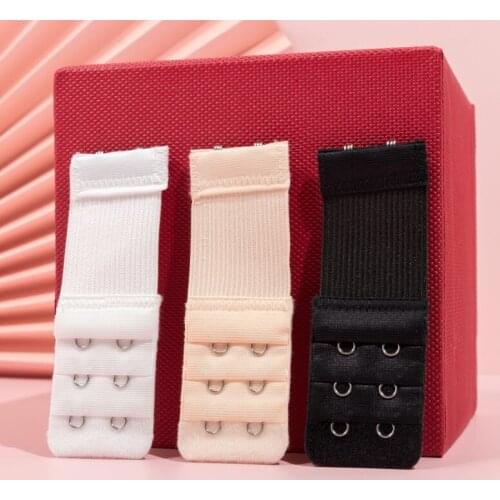 2 Hook Bra Extender For Womens Elastic Bra Extension Strap Hook Clip Expander Adjustable Belt Buckle Intimates