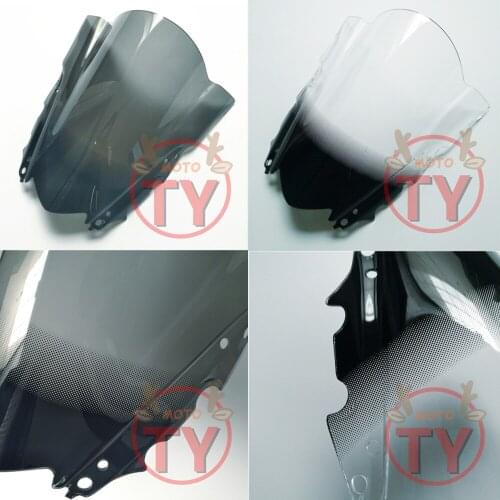 For Yamaha YZF R3 R25 2014 2015 2016 Motorcycle Front Wind Shield Deflector Protector Durable Windscreen smoke black clear