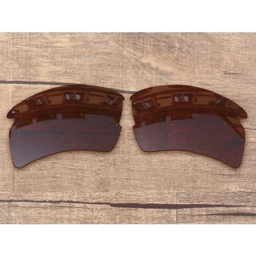 Vonxyz Bronze Brown Polycarbonate Replacement Lenses for-Oakley Flak 2.0 XL Frame