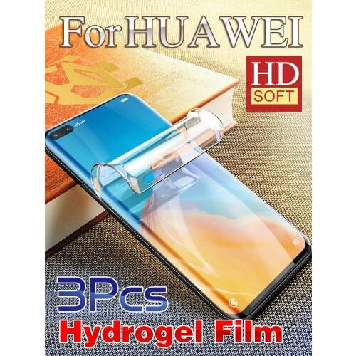 P50 ProPlus Screen Protector For Huawei Mate40RS P40 Pro Hydrogel Film P30 Mate 30Pro HD Soft Ultra-Thin P30Pro P50Pro Mate40Pro