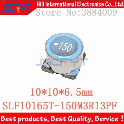 10 unids/lote Patch fixed inductor SLF10165T-150M3R13PF 10*10*6.5mm 15UH 3.1A