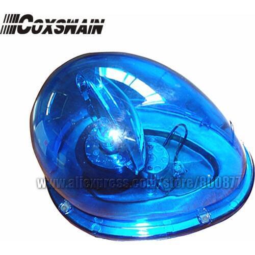 Halogen Revolving Beacon for car, Car rotator beacon warning light, DC12/24V, 30W, Magnetic Install, PC dome, Waterproof (D213)