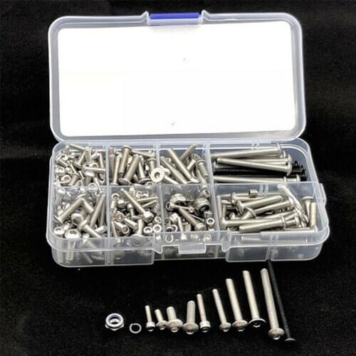 370 Pcs/Set of Stainless Steel Screw Kit for 1/7 RC Car Traxxas UDR Unlimited Desert Racer 85076-4 RC Parts