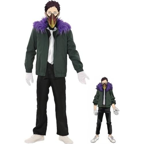 Anime Boku no Hero Academia Overhaul Chisaki Kai Cosplay Costume My Hero Academia Men Women Party Role Play Uniform Wig Jacket