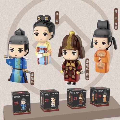 LOZ Blocks Movie Character Building Bricks for Children Gifts DIY Toy Kids Brinquedos Girls Present Cartoon Doll Collection 1916