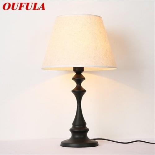 OUFULA Table Lights Modern LED Simple Design Desk Lamps Decorative For Home Bedroom