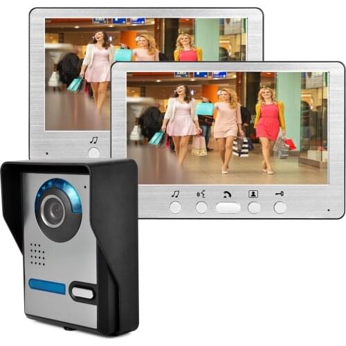 7in TFT LCD Wired Video Intercom Video Door Phone with Infrared Night Vision Camera Home Security System