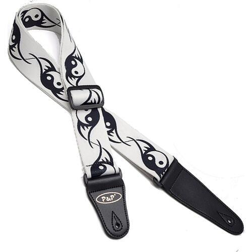 The Eight Trigrams Pattern Guitar Strap Electric Guitar Acoustic Guitar Folk Guitar Bass Strap