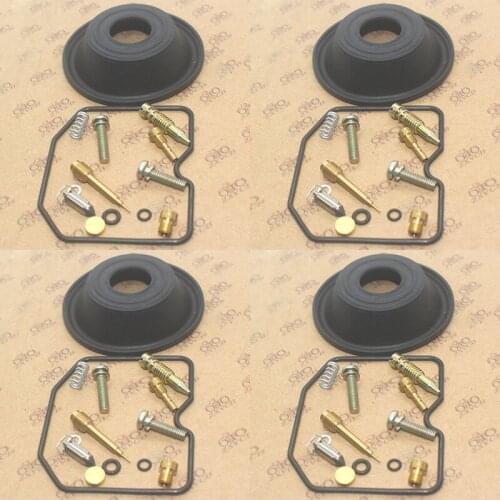 Carburetor Repair Kit Plunger vacuum diaphragm for ZR550 ZR Zephry 550 Float Seal Main Slow Jets Air Mixture Screws Valves