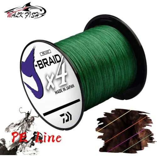 WALK FISH 300m/500m 4 Strand Braided PE Fishing Line Super Strong Japanese Fishing Line Multifilament Durable Fishing Line