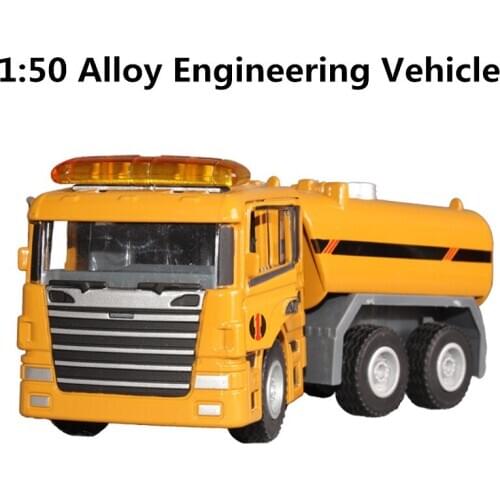 1:50 alloy engineering vehicles, high simulation model of sprinkler ,childrens educational toys, free shipping