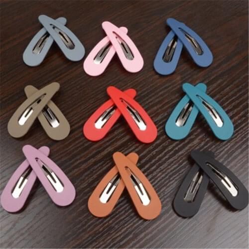 2Pcs Fashion Women Girls Hair Clip BB Hairpins Metal Barrettes Hair Holder Styling Tools Accessories for Daily Life