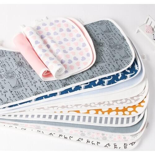 3pcs/lot Waterproof Cartoon Pure Cotton Newborn Baby Feeding Towel Pad Cloth Napkin Baby Spit Milk Towels Newborn Handkerchief