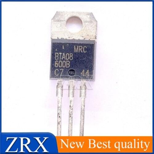 5Pcs/Lot BTA08-600B bidirectional SCR 8A 600V TO-220 in line triode