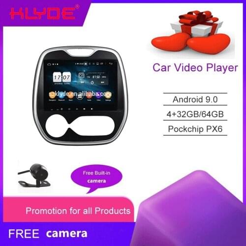 KLYDE 4G Android 10 Car Radio Multimedia Player For Capture 2016-2019 High Level Navigation