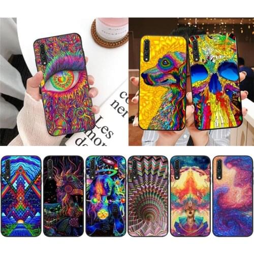 Zororong Psychedelic Art Phone Case For Xiaomi 9 10 11 PRO LITE Redmi NOTE 7 8 9 A PRO K20 30 PRO