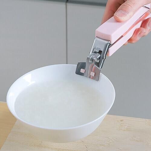 Hot Bowl Gripper Non-Slip Tray Clamp Heat Resistant Bowl Clip Hot Plate Holder Dish Clamp Pot Pan Gripper Kitchen Accessories