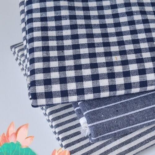 Cotton Clothing Fabric Yarn Dye Plaid Striped Cotton fabric for Clothing Curtain Tablecloth Cushion Sofa material
