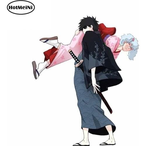 HotMeiNi 13cm x 10.6cm For GINTAMA Fashion Car Stickers Custom Printing Decal Air Conditioner Waterproof Decoration