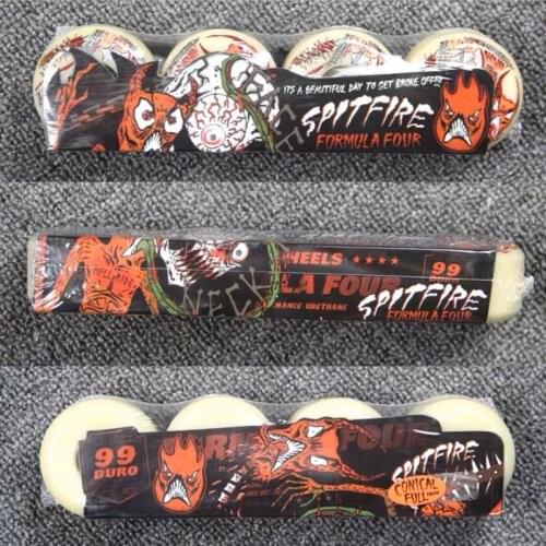 Skateboard Wheels Spitfire Brand 52MM 99DU Scooter Skate Wheels Classic Fireman Longboard Wheels Men Women Adults Skate Wheels