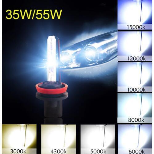 2Pcs H8 H9 H11 Xenon Bulb 55W 3000K 4300K 5000K 6000K 8000K 10000K 12000K Auto Lamp 12V Car Headlight Xenon H11 Fog Lights