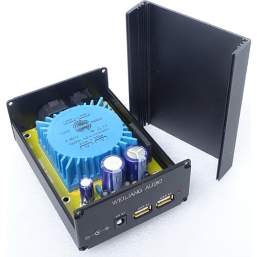 15VA Linear Power Supply 5V USB DC Port Dual Output Power Adapter For CAS XMOS Raspberry