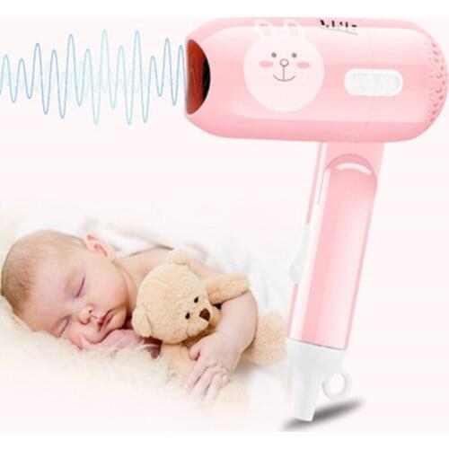 Cartoon fashion hair dryer baby student dormitory home appliances hair dryer portable compact foldable high-power hair dryer