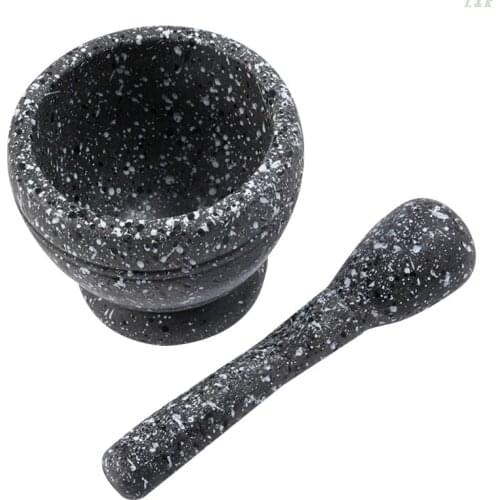 Resin Mortar Pestle Tool Set 11 Cm Large Mortar Kitchen Herbs Spices Food Shreding Grinding Tool For DIY Sauce Making Mills