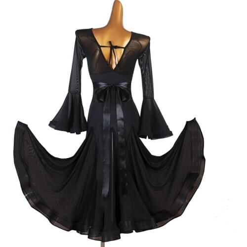 New Ballroom dance dress national standard dance long dress social dance Costumes