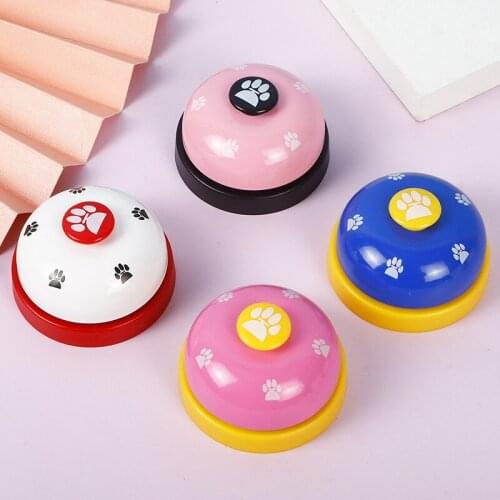 New Style Color Matching Footprints Fun Bell Dog Training Device Cat Training Supplies Ordering Bell Pet Trainer