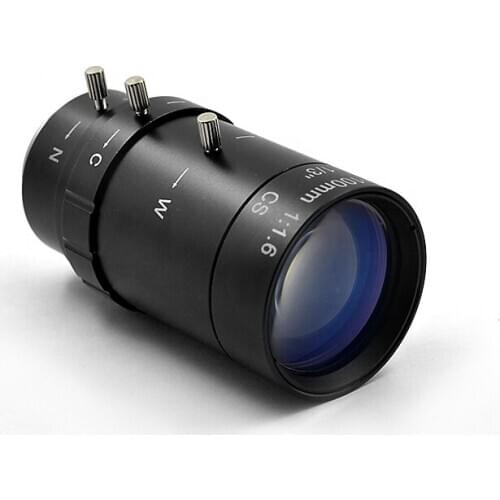 5-100mm CS F1.6Lens Varifocal zoom Manual Iris zoom lens for Security CCTV Camera