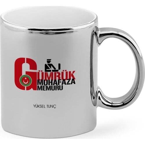 Personalized Professional, Customs Officer Chrome Mug Cup-1