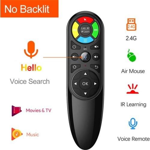 Q6 Flying Air Mouse Voice Control 2.4G Remote Controller with Gyroscope for Android TV Box X96 H96