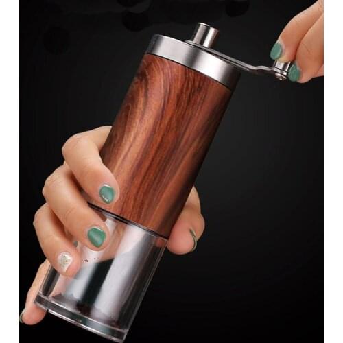 Manual Coffee Grinder Portable Hand High Quality Grinder Grind Machine Mill With Double Bearing Positioning