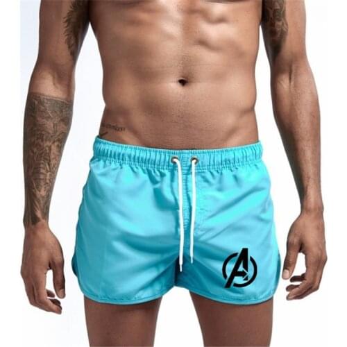 New Fashion Men Sporting Beaching Shorts Trousers polyester Bodybuilding Sweatpants Fitness Short Jogger Casual Gyms Men Shorts2