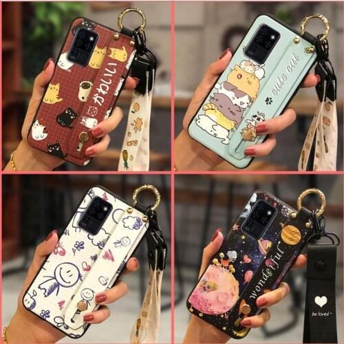 Anti-dust Durable Phone Case For Oukitel C21/C21 Pro Smartphones Soft Soft Case Kickstand