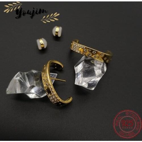 Summer New Style Earrings Women Luxury Fashion Zircon Monaco Exquisite Jewelry Gift 925 Silver